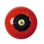 Tranquillo KN448 - Classic - Black - Gold - Red - Ceramic - Metal - 1 pc(s) - 40 mm