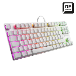 Sharkoon PureWriter TKL RGB Red keyboard USB QWERTZ German White