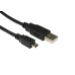 Cables Direct CDL-160 USB cable 1.8 m 2.0 USB A Micro-USB B Black