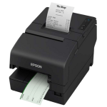 Epson TM-H6000VI, cutter, MICR, USB, poweredUSB, Ethernet, OPOS, black