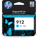 HP 3YL77AE/912 Ink cartridge cyan, 315 pages 2,93ml for HP OJ Pro 8010/e/8020