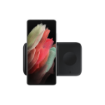 Samsung EP-P4300BBEGEU oplader voor mobiele apparatuur Hoofdtelefoons, Smartphone, Smartwatch Zwart Draadloos opladen Snel opladen Binnen