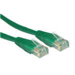 Cables Direct 1.5m Cat5e networking cable Green U/UTP (UTP)