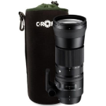 C-Rope CRP-LNB-XXL-BLK-2 camera lens case/cover Black, Green Fleece, Neoprene Pouch case
