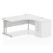 Dynamic Impulse Cantilever Right Crescent Desk Workstation