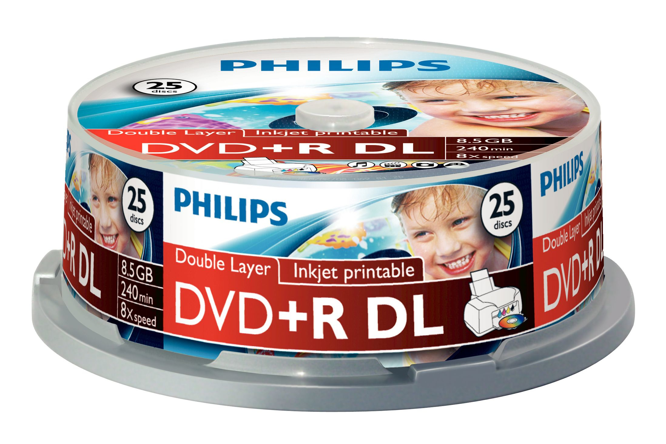 Image of Philips DVD+R DR8I8B25F/00