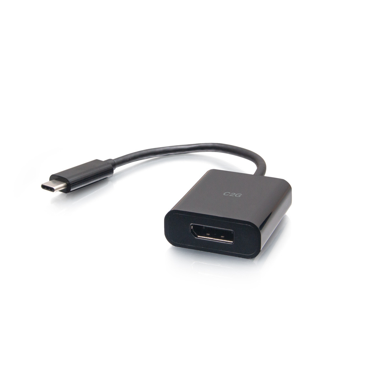 Image of C2G USB-C® to DisplayPortTM Adapter Converter - 4K 60Hz - Black