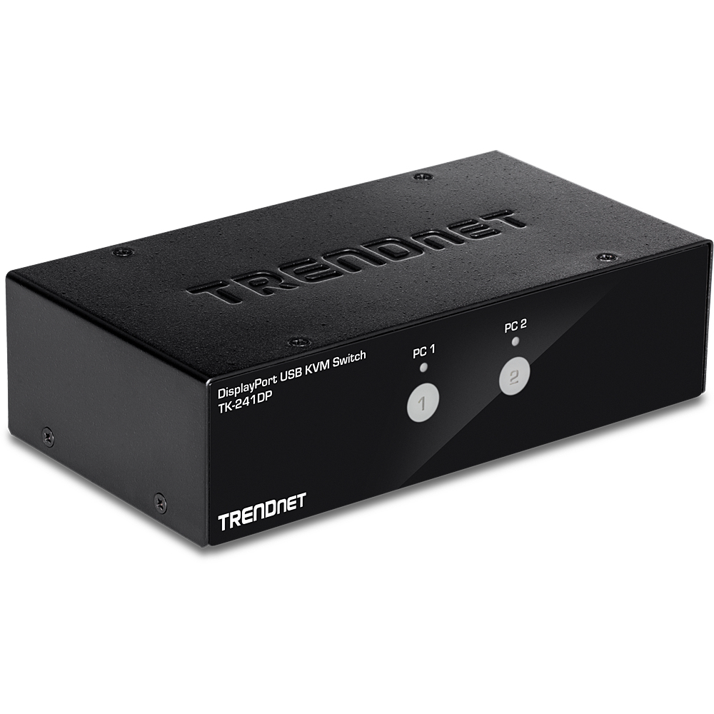 Image of Trendnet TK-241DP KVM switch Black