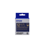 Epson Satin Ribbon – Navy/Gold 12mm(5m) – LK-4HKK