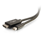 C2G 6ft (1.8m) Mini DisplayPortTM Male to HDMITM Male Adapter Cable - Black
