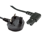 Cables Direct Type G/C7 1.8m Black Power plug type G C7 coupler