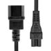 ProXtend C14 to C5 Power Cord Black 1m