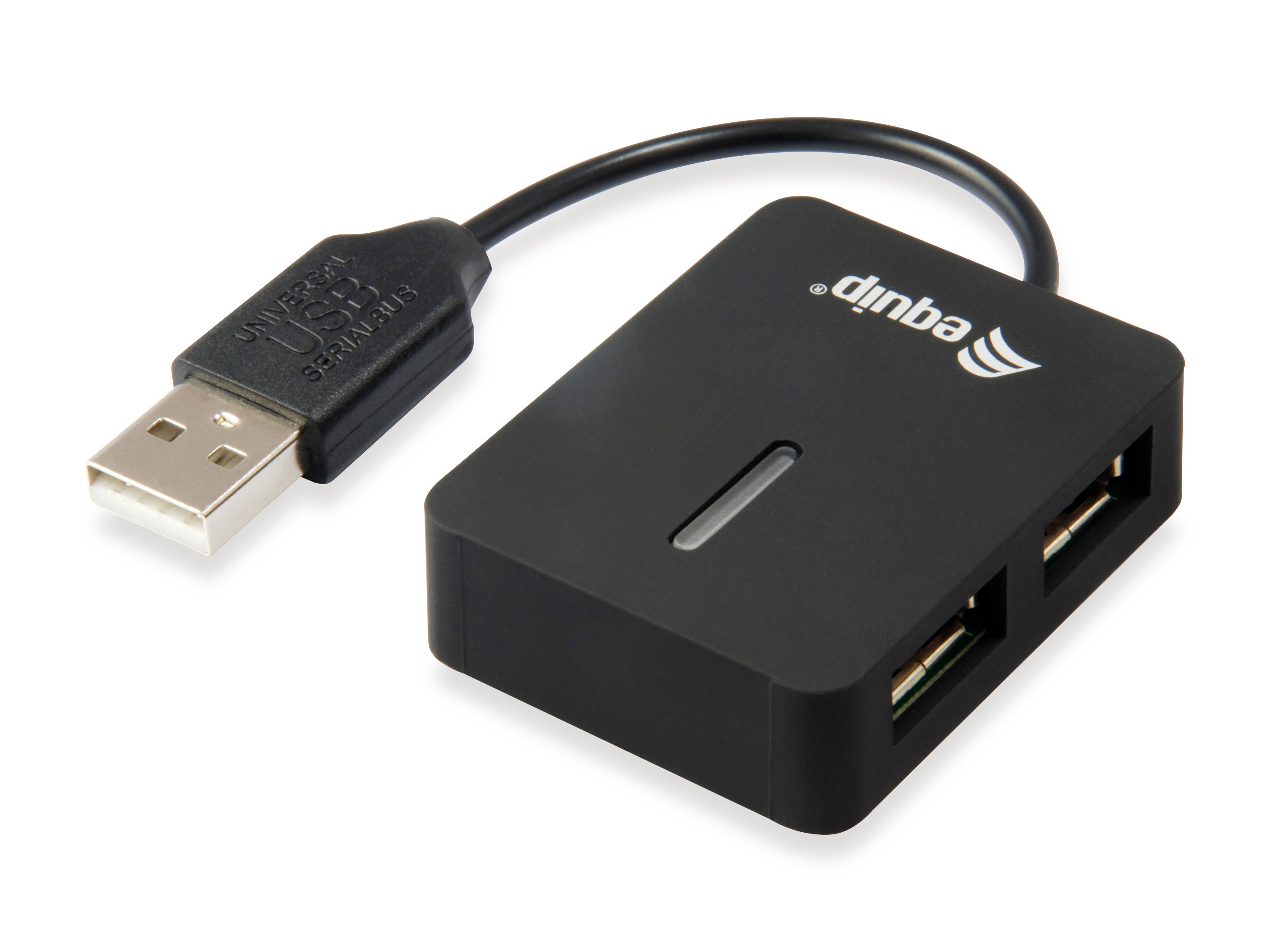 Image of Equip 128952 interface hub USB 2.0 480 Mbit/s Black