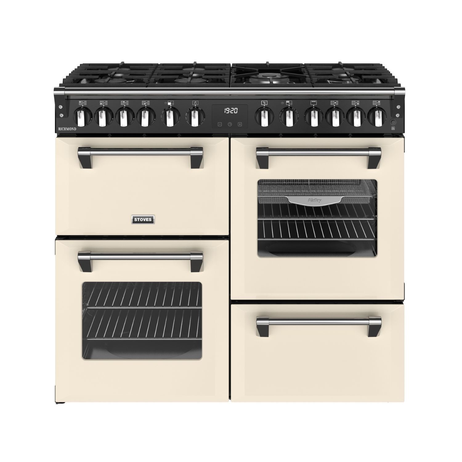 Belling Stoves Richmond 100cm Dual Fuel Range Cooker - Cream