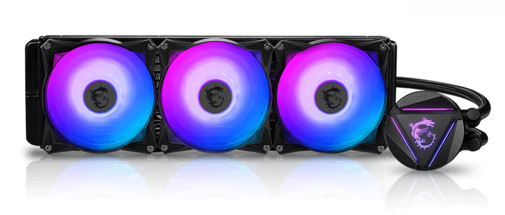 Image of MSI MAG CORELIQUID 360R V2 Liquid CPU Cooler '360mm Radiator, 3x...