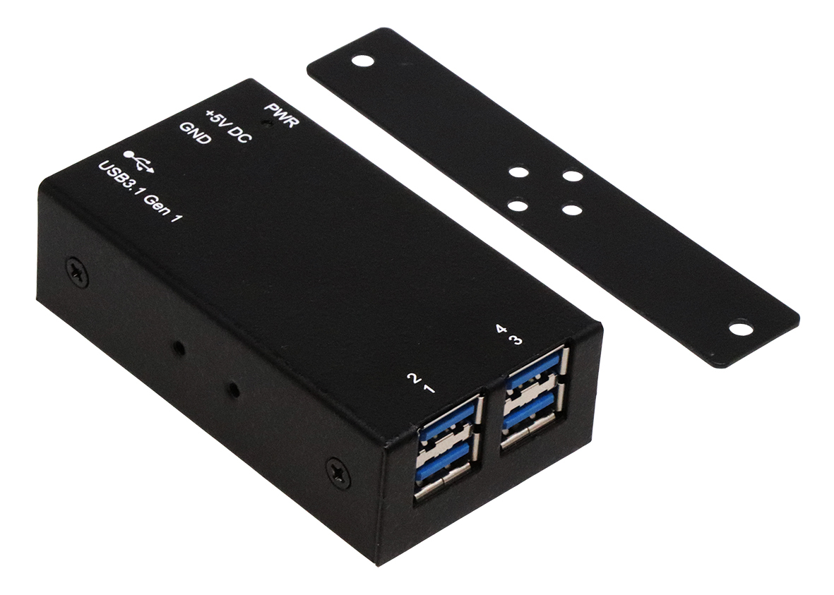EXSYS EX-1180HMS interface hub USB 3.2 Gen 1 (3.1 Gen 1) Type-B 5000 M