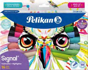Pelikan 825078 marker 16 pc(s) Chisel tip Multicolour