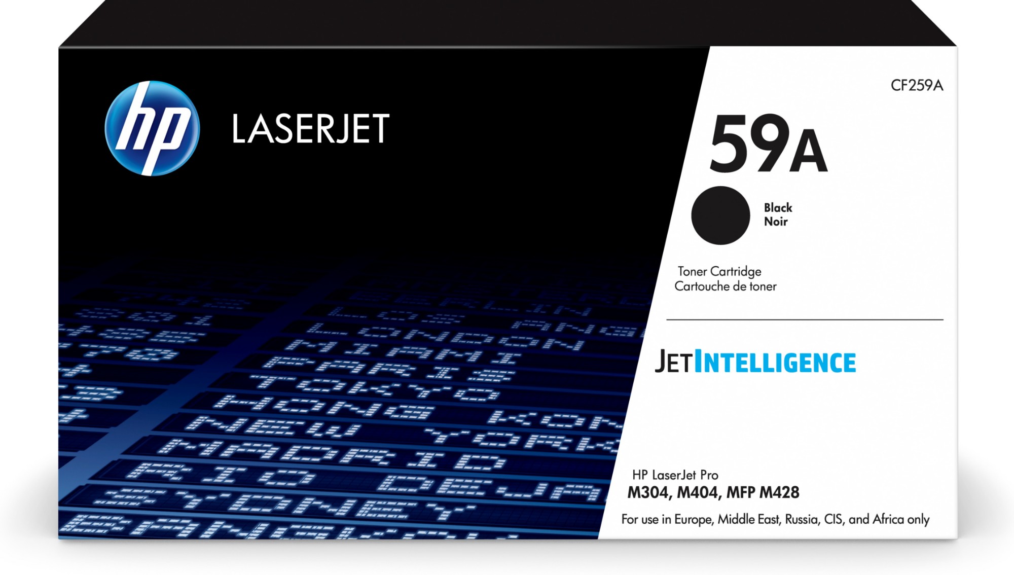 HP CF259A/59A Toner cartridge. 3K pages ISO/IEC 19752 for HP LaserJet