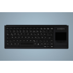 Contour Design Active Key AK-4400-TP-B/US keyboard Industrial USB + PS/2 QWERTY US English Black