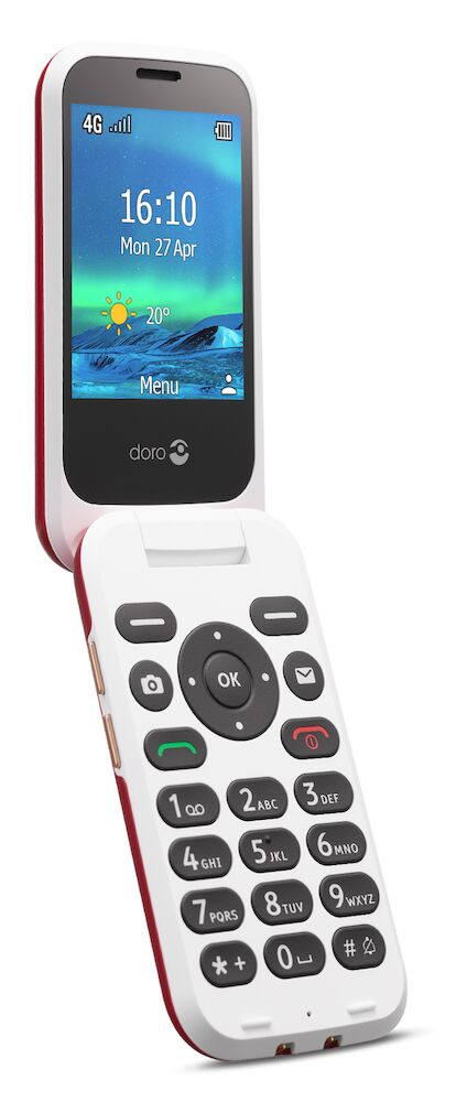Image of Doro 6880 7.11 mm (0.28") 124 g Red Senior phone