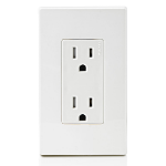 Leviton T5325-W socket-outlet NEMA 5-15 White