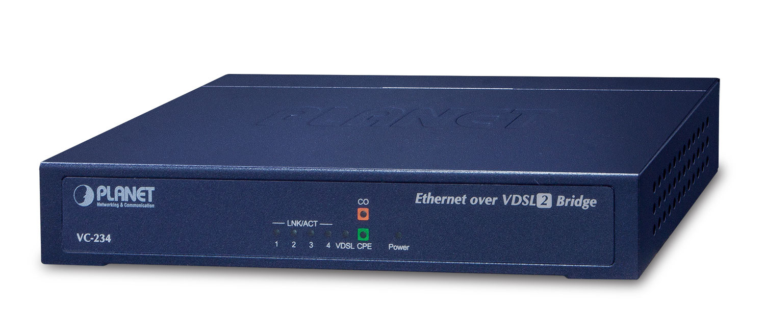 Image of PLANET VC-234 bridge/repeater Network bridge Blue