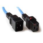 ACT Netsnoer C19 IEC Lock - C20 blauw 3 m, PC1376