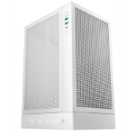 DeepCool CH170 Digital White Mini-ITX Case - High Airflow, Tempered Glass Side Panel, Supports Water Cooling, Ultra-Quiet Operation, Compact Design for Efficient Space Management