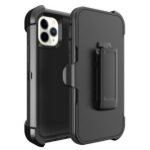 JLC iPhone 12/12 Pro Pelican Belt Clip - Black