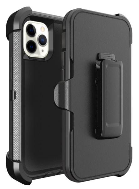 JLC iPhone 12/12 Pro Pelican Belt Clip - Black