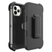 JLC iPhone 12/12 Pro Pelican Belt Clip - Black