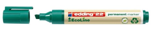 Edding 22 EcoLine permanent marker Chisel tip Green