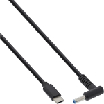 InLine USB-C to HP Notebook (round/small) charging cable, 2m