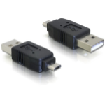 DeLOCK Adapter USB micro-B male to USB2.0 A-male USB 2.0 A Black