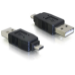 DeLOCK Adapter USB micro-B male to USB2.0 A-male USB 2.0 A Black