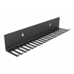 DeLOCK Cable holder 318 x 65 mm for wall mounting black