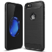 JLC iPhone SE 2020 Brushed Silicone Case - Black