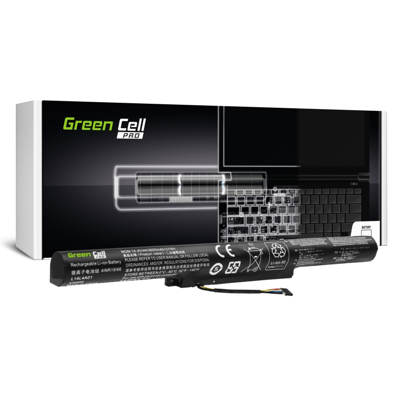 LE116PRO GREEN CELL PRO L14L4A01 Battery for Lenovo Z51, Z51-70, IdeaPad 500
