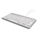 R-Go Tools Ergonomic keyboard R-Go Compact Break, compact keyboard with break software, QWERTY (ES), wired, white