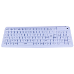 Seal Shield Glow2 keyboard USB English White