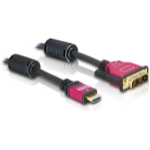 DeLOCK HDMI - DVI Cable 5.0m 5 m DVI-D Black