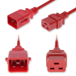 AddOn Networks ADD-C202C19PI12G6FRD power cable Red 70.9" (1.8 m) IEC C20 IEC C19