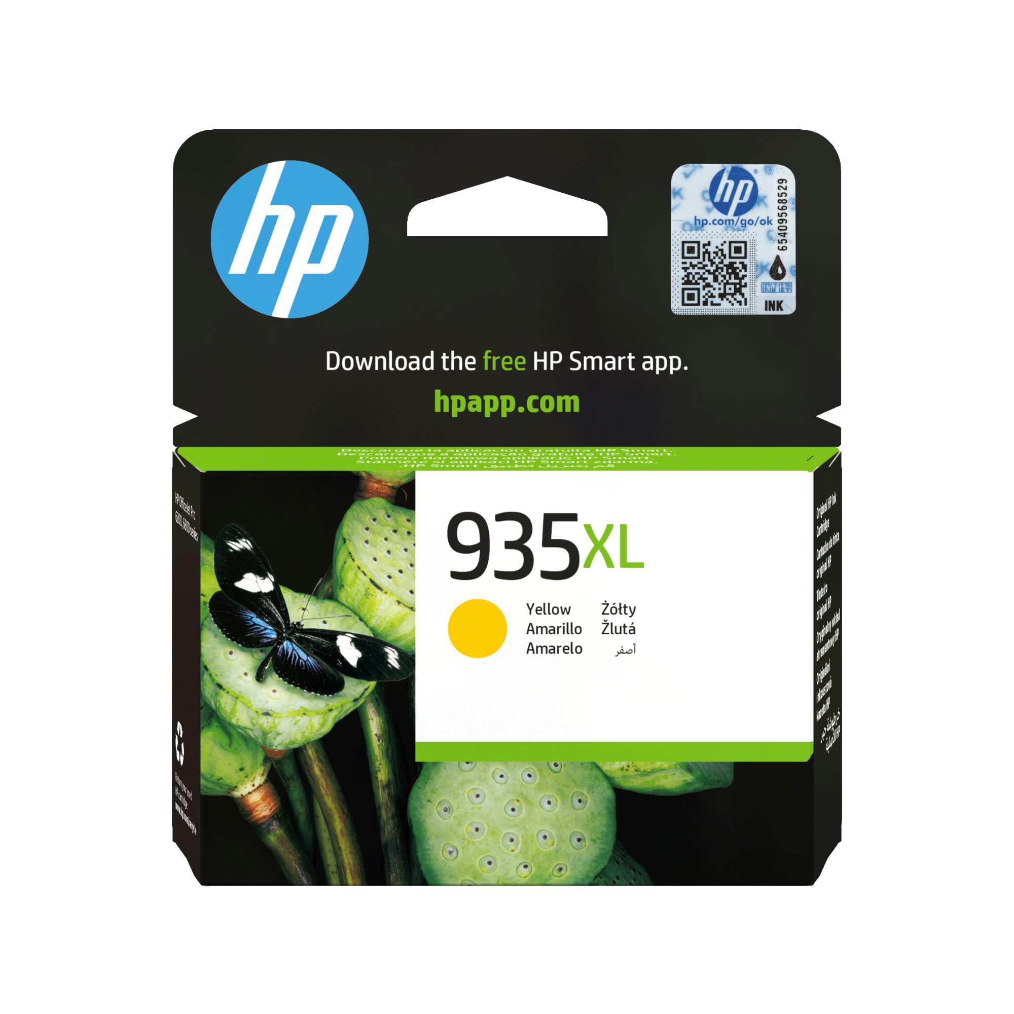 HP C2P26AE/935XL Ink cartridge yellow high-capacity, 825 pages ISO/IEC 24711 9.5ml for HP OfficeJet Pro 6230