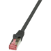 LogiLink Cat.6 S/FTP, 3m networking cable Black Cat6 S/FTP (S-STP)