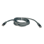 Tripp Lite N105-007-GY Cat5e 350 MHz Molded Shielded (STP) Ethernet Cable (RJ45 M/M), PoE - Gray, 7 ft. (2.13 m)