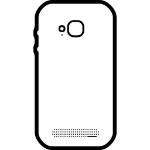 CoreParts MOBX-XMI-RDMI7-05 mobile phone case 16.3 cm (6.4") Black