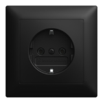Busch-Jaeger 2CKA002011A6345 wall plate/switch cover Black