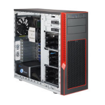 Supermicro SYS-5039AD-T PC/workstation barebone Midi-Tower Black, Red Intel® Z170 LGA 1151 (Socket H4)