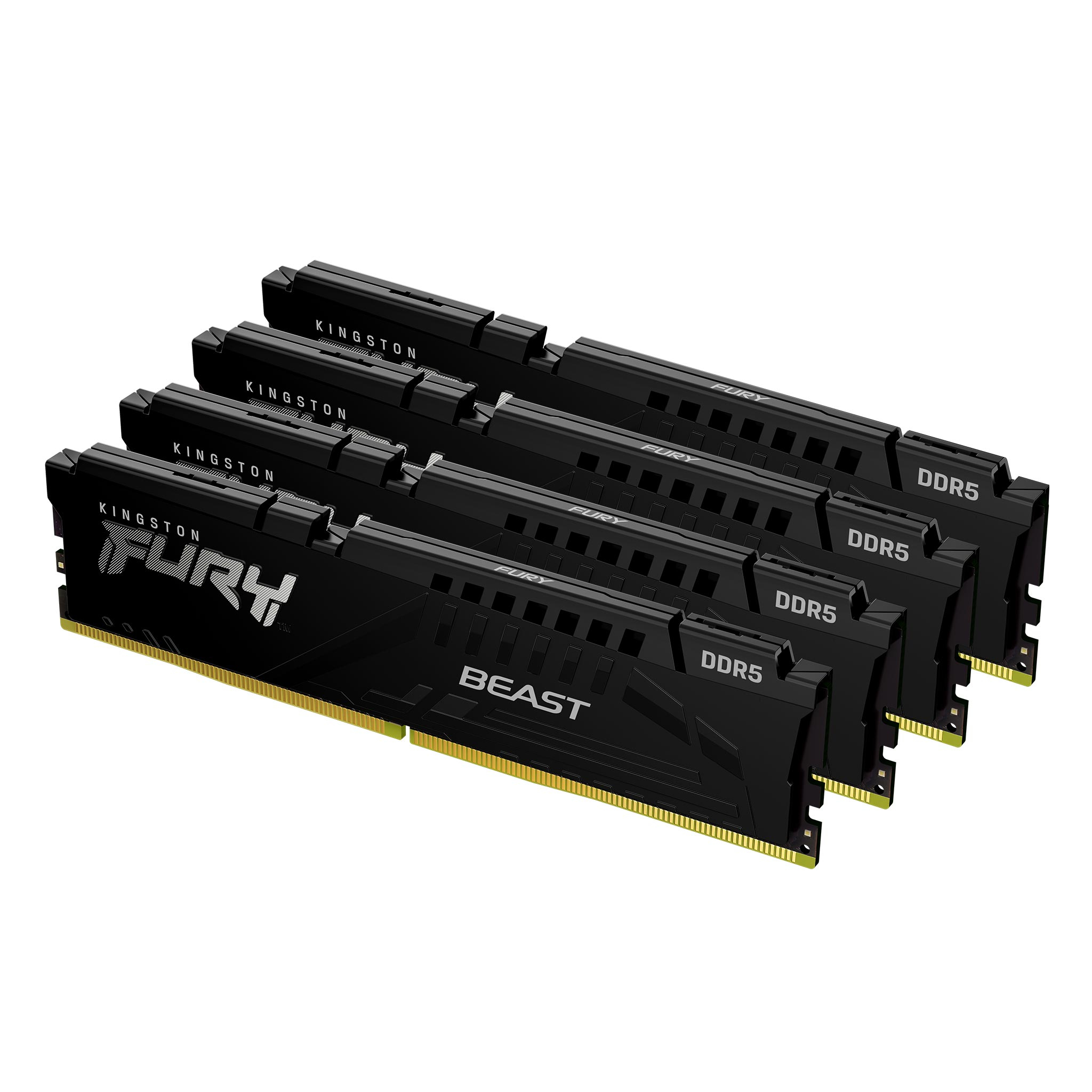 Image of Kingston Technology FURY 64GB 5200MT/s DDR5 CL40 DIMM (Kit of 4)...