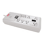 APC P8GT surge protector White 8 AC outlet(s) 120 V 72" (1.83 m)